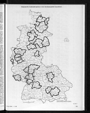 Ausgewählte Großstadtregionen in der Bundesrepublik Deutschland
