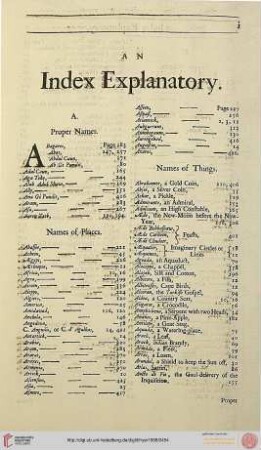 Index Explanatory