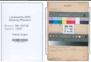Entnazifizierung Eugen Viehof , geb. 28.02.1916 (Betriebsleiter)