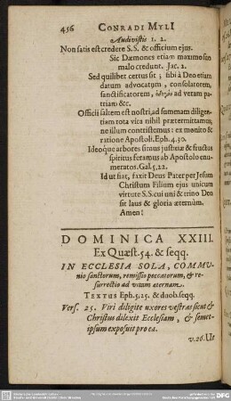Dominica XXIII. Ex. Quaest. 54. & seqq.