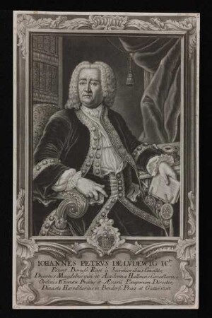 Bildnis des Iohannes Petrvs de Lvdewig