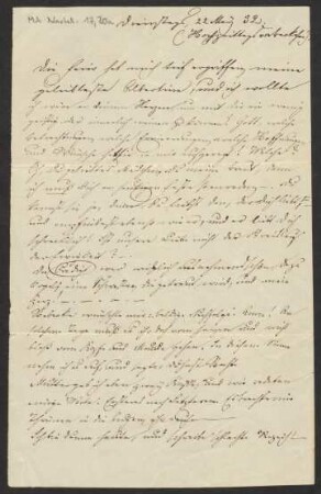 Brief an Albertine Mendelssohn-Bartholdy : 22.05.1832