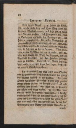 Zweytes Kapitel.