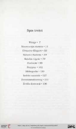 Spis treści