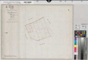 Amecke (Sundern), Teilung der Feldmark Amecke, Bl.4 Brouillonkarte 2 Flur 9, Beibl.