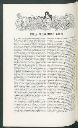 Sully-Prudhomme, poeta
