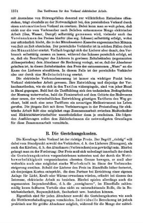 B. Die Gestehungskosten