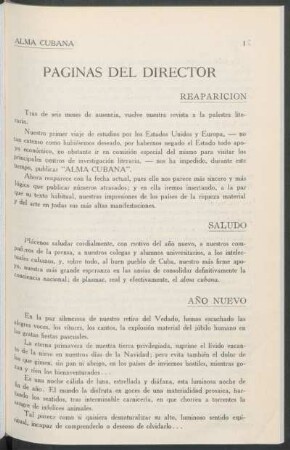 Páginas del Director
