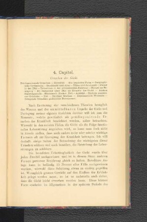 4. Capitel. Ursachen der Gicht.
