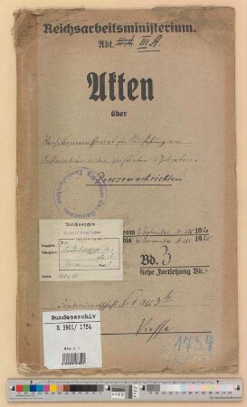 Reichskommissariat zur Ausführung von Aufbauarbeiten in den zerstörten Gebieten .- Pressenachrichten: Bd. 3