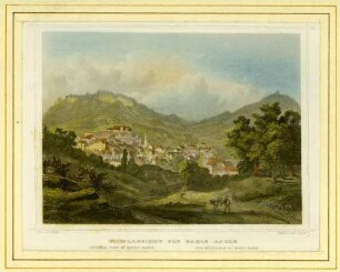 Totalansicht von Baden-Baden - General view of Baden-Baden - Vue générale de Bade-Bade