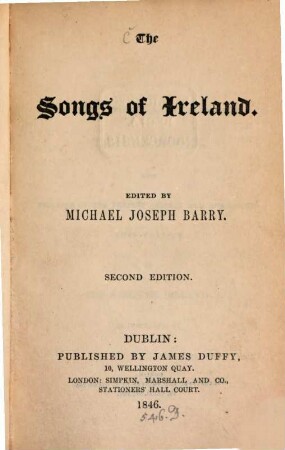 The Songs of Ireland