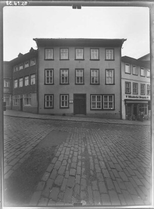 Nordhausen, Barfüßerstraße. Wohnhaus. Straßenfront