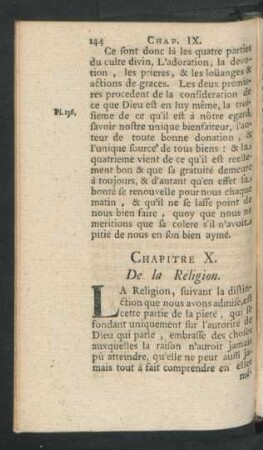 Chapitre X. De la Religion.