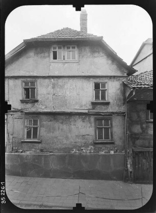 Arnstadt, Johannisgasse. Wohnhaus. Straßenfront