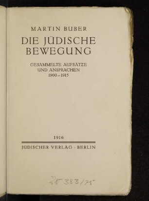 [Folge 1]: 1900 - 1915