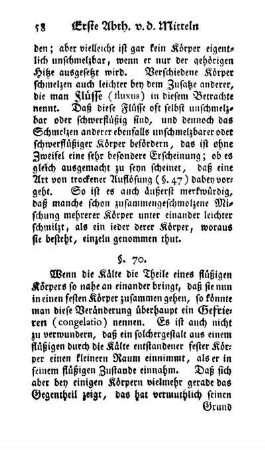 Gefrieren (§§. 70, 71)