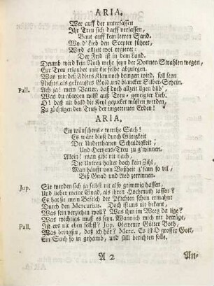 Dem Jupiter abgelegte Huldigung