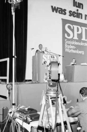 Freiburg: Stadthalle; SPD-Parteitag