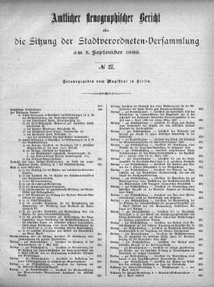 No. 27, 5. September 1889