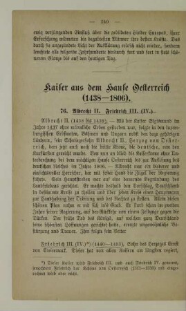 Kaiser aus dem Hause Oesterreich (1438-1806)
