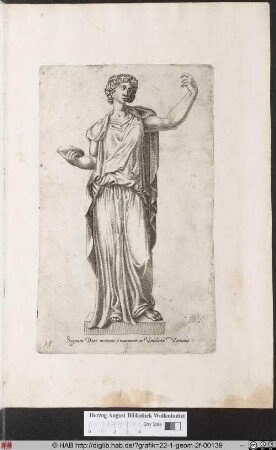 Statue eines Mannes.