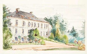 Herrenhaus Noer von der Gartenseite