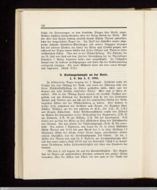 B. Stellungskämpfe an der Vesle