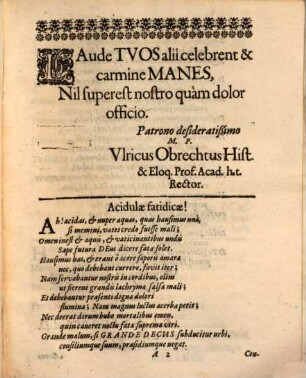 Honoris et pietatis Monumentum Joanni Jacobo Fridio erectum