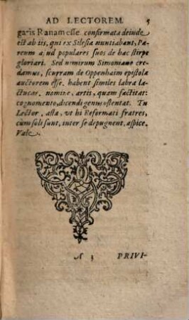 Martini Becani, E Societate Jesu, Privilegia Calvinistarum : Quibus acceßit, Simoniani Rittingindoni, Ministri Britanni, de iisdem Privilegiis, Et Epistola Guilielmi De Pratis Pseudo-Jesuitae, nuper adversus illa vulgata, Iudicium Ad Davidem Pareum Professorem Heidelbergensem