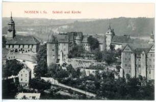Nossen. Schloss und Kirche