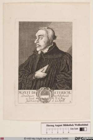 Bildnis Veit Dietrich (lat. Vitus Theodorus od. Theodoricus)