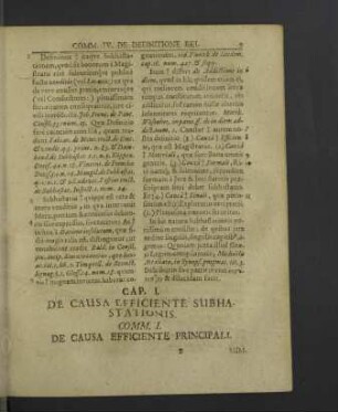 Cap. I. De causa efficiente subhastationis.