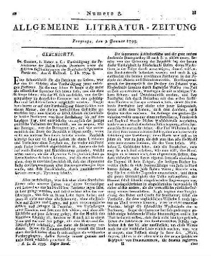 Vertheidigung des Patriotismus der Sieben Vereinigten Provinzen wider die falschen Beschuldigungen der Statthalterischgesinnten Partie. T. 1. Aus dem Holländ. St. Gallen: Huber 1794
