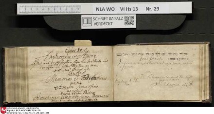 Stammbuch des Gottfried Crusius (Cruse) aus Stendal