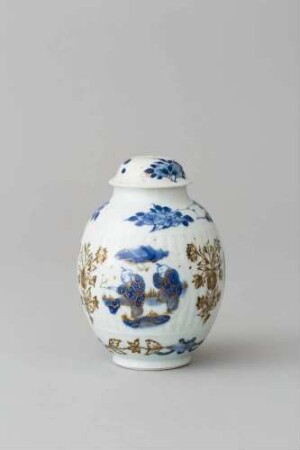 Deckelvase