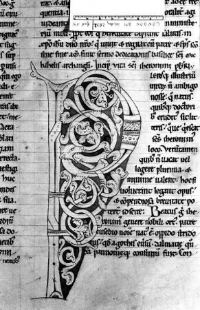 Rankeninitiale P, Folio 14 recto