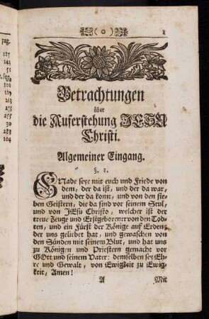 1-26, Allgemeiner Eingang