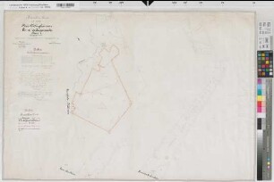 Seppenrade (Lüdinghausen), Hudebefreiung (Grundstücksteilung) des Kolonats Antekeuer, Leversum, Brouillonkarte