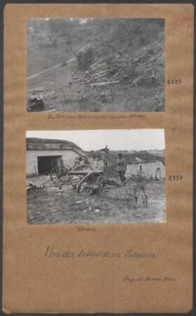 Im Fort 1 von Kowno nach der Einnahme