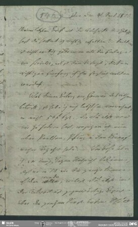 Eigenh. Brief m. Nachschrift von Dorothea von Schlegel von Friedrich von Schlegel an August Wilhelm von Schlegel, Jena, 04.09.1800