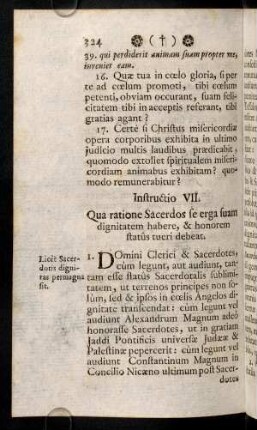 324-339, Instructio VII