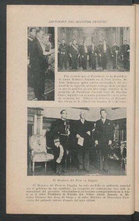 Recepción del Ministro francés