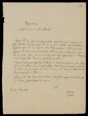Brief von Konrad Dieterich Haßler , Ulm, 1.5.1840