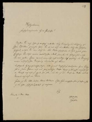 Brief von Konrad Dieterich Haßler , Ulm, 1.5.1840