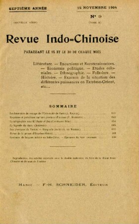 15 Novembre 1904. No.9.