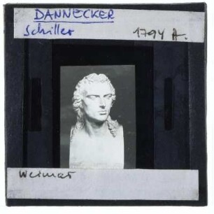 Dannecker, Büste Friedrich Schiller