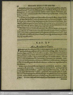Cap. XV. Alia Accusatoris Cautio