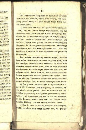 4) Der gemeine unächte virginische Taback (N. Tabacum Linn.)
