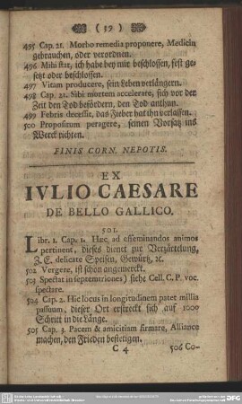 Ex Iulio Caesare